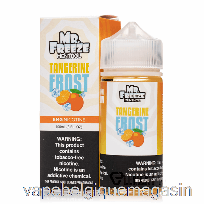 Vape Jetable Mandarine Frost - Mr Freeze - 100ml 3mg